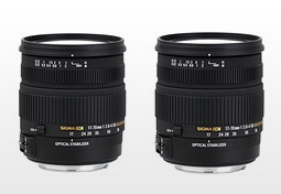 Sigma 17-70mm OS HSM and Sigma 24-70mm 2.8 reviews, 2 new trans–standard lenses reviewed on DxOMark