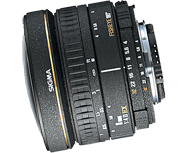 Sigma 8mm f/4 Fisheye EX Canon