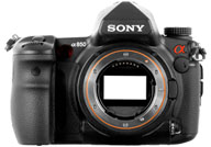 Sony Alpha 850 with no lenses
