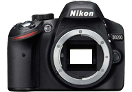 Nikon D3200 with no lenses