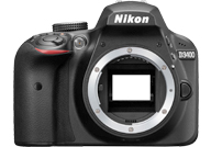 Nikon D3400 with no lenses