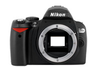 Nikon D40X with no lenses