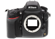 Nikon D800 with no lenses