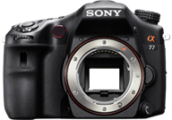 Sony SLT Alpha 77 with no lenses