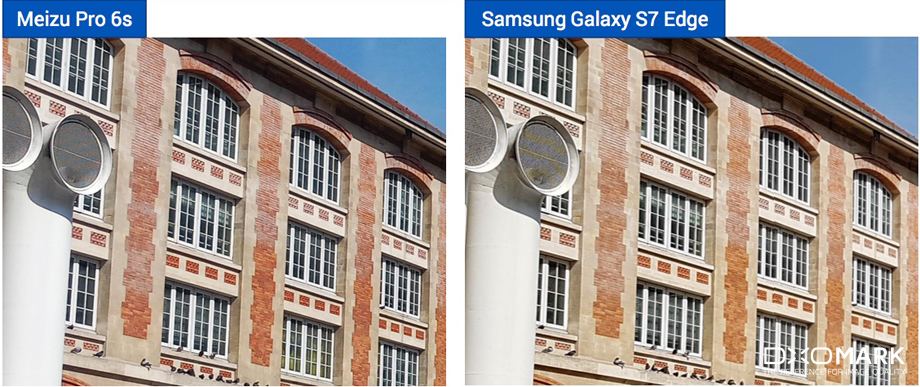 In bright light conditions, the Meizu Pro 6s’s 12Mp sensor captures exceptional detail, with well-defined texture in the brickwork, to rival top performers such as the Samsung S7 Edge.