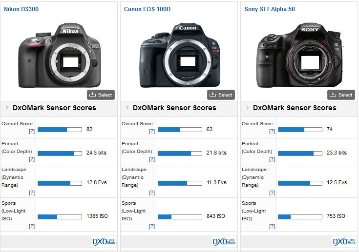 Nikon D3300 sensor review: Revised entry-level model - DXOMARK