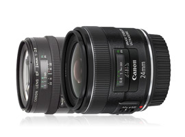 Canon EF 24mm f/2.8 IS USM vs. Canon EF 24mm f/2.8: A side-by-side