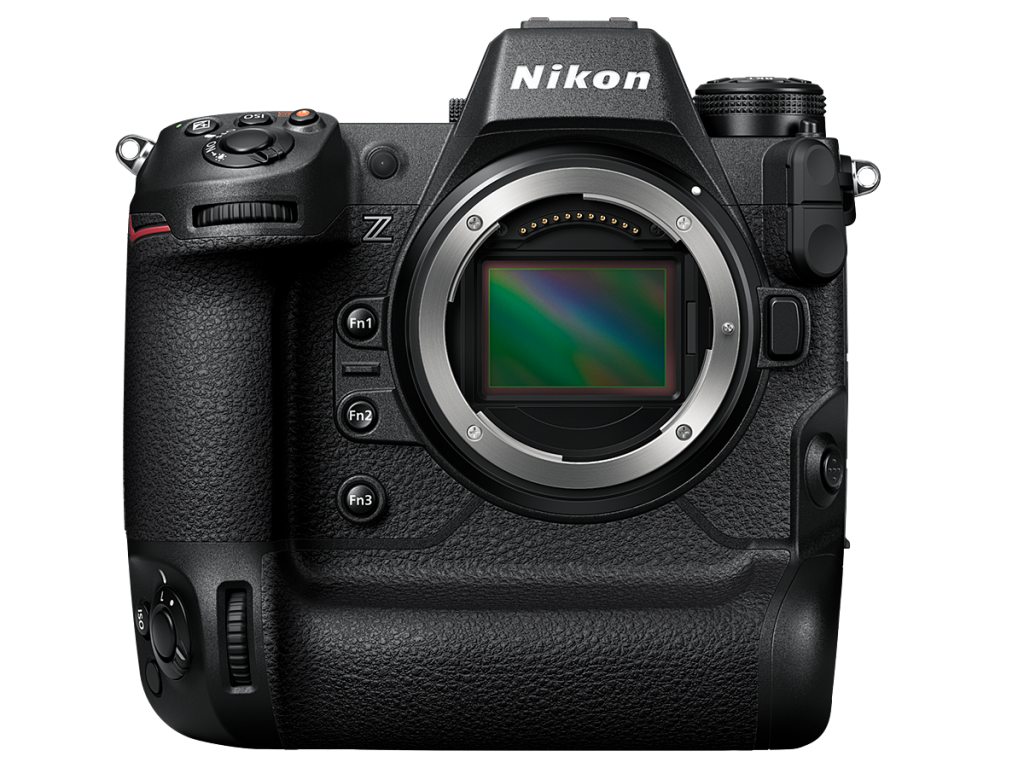Nikon Z9 front without lens showing sensor