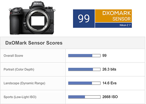 Geef energie Mooie jurk Onbevreesd Nikon Z 7 sensor review - DXOMARK