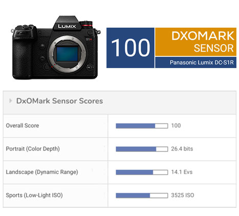 Scheermes Turbine Uitlijnen Panasonic Lumix DC-S1R sensor review - DXOMARK