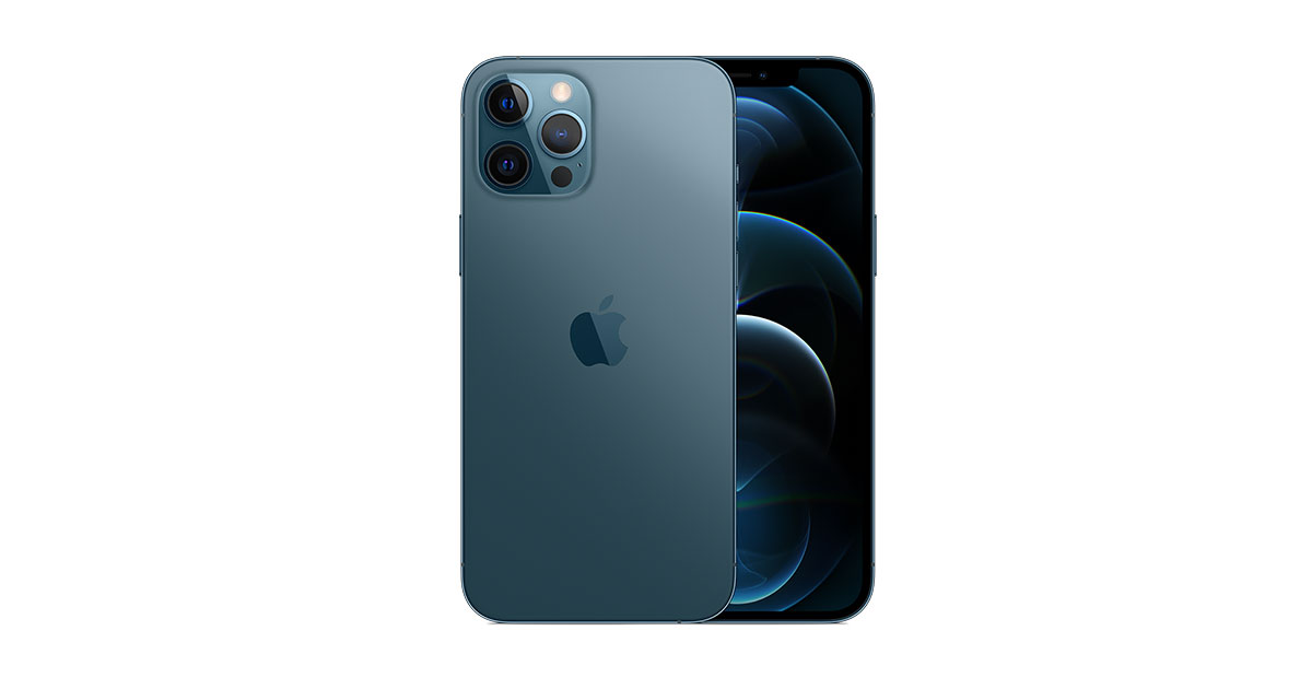 Apple iPhone 12 Pro Max Blue Yoast image packshot review